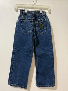 Vintage 90s Classic GAP Denim Kids Medium Wash Jeans, 100% Cotton, 4T, Baby Gap - Picture 1 of 9
