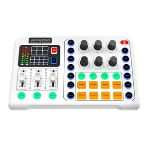 Live Sound Card Audio Studio Recording Interface Mixers Music Card with5938 - Picture 1 of 6