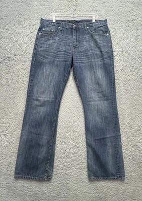 Banana Republic Jeans 36x34(38x32) Blue Boot Cut Denim Classic Fit Medium Wash - Image 1 of 4