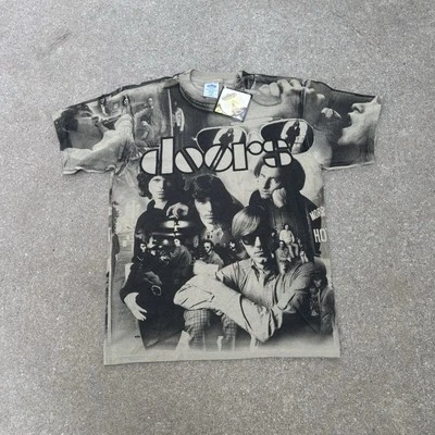 Vintage The Doors Jim Morrison NWT All Over Print AOP Winterland T Shirt Size L - Image 1 of 4