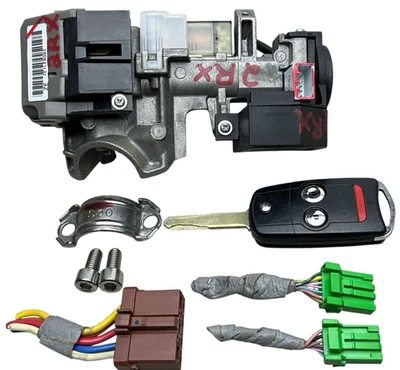 2010-2012 Acura RDX Ignition Switch Lock Cylinder w/ Key & 2 New Bolts OEM - Image 1 of 4