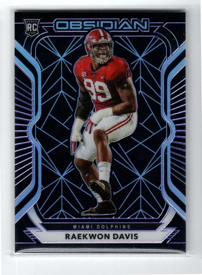 2020 Panini Obsidian Electric Etch Purple #154 Raekwon Davis /100 - Image 1 of 1