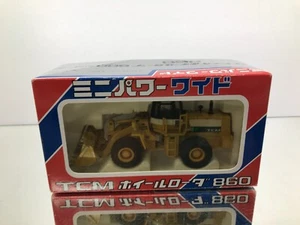 SHINSEI MADE IN JAPAN 675 TCM 860 WHEEL LOADER -1:50 rare- GOOD IN BOX - Imagen 1 de 11