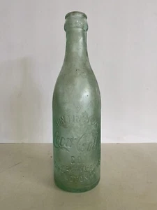 Straight Sided Aqua Coke Coca Cola Huntington WV Bottle West Virginia Root - Picture 1 of 10