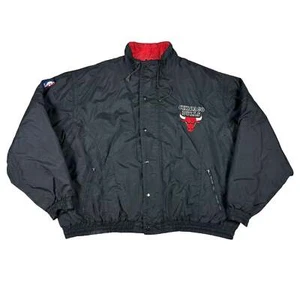 Vintage Chicago Bulls Jacket Color Works Jacket Broken Zipper - Picture 1 of 10