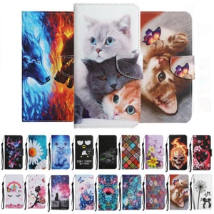 For Samsung A14 A13 A12 A54 A53 A51 Phone Case Painted Leather Flip Wallet Cover - Picture 1 of 89