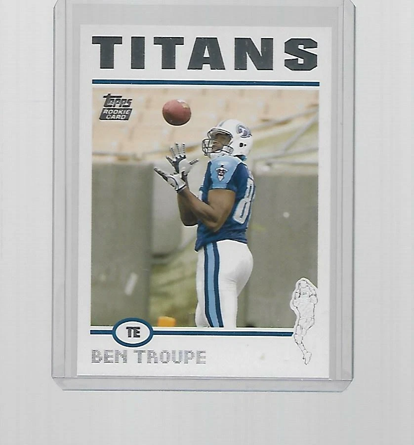 2004 TOPPS FOOTBALL BEN TROUPE ROOKIE #328 - Image 1 of 1