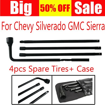 Spare Tire Lug Wrench Tools Kit Bag For 2001-2014 Chevrolet Silverado 2500 HD  - Image 1 of 4