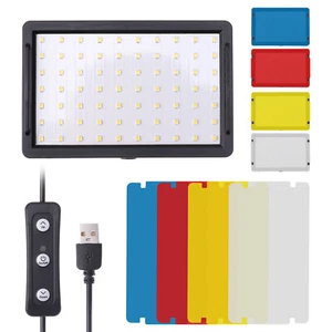 USB-Powered 70-LED Video Light Kit Photography Lighting For Vlogging Live Stream - Picture 1 of 9