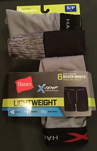 Calzoncillos boxer ligeros sin etiquetas Hanes Boys X-Temp 4 pares surtido talla S (6-8) - Imagen 1 de 2