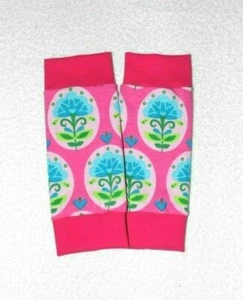   Puños puños piernas para niñas flores handmade - Imagen 1 de 1