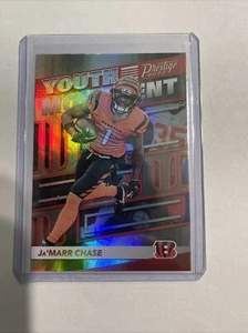 2022 Panini Prestige Football Jamarr Chase Youth Movement Insert Card 2 Bengals - Picture 1 of 3