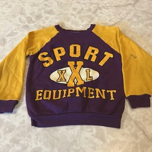 VTG Sports XXL Equipment Sweatshirt Kids Crewneck - Picture 1 of 3