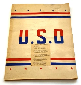 Álbum de recortes USO de colección de la Segunda Guerra Mundial artículos dibujos animados imágenes cápsula del tiempo - Imagen 1 de 8