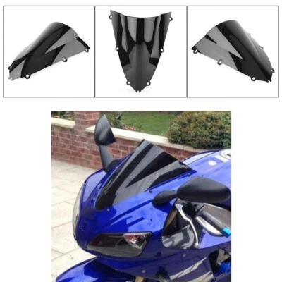 Windscreenfor Yamaha YZF1000 1998 1999 YZF R1 98 99 Black Windshield Deflector Foto 1 de 4