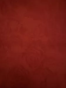 Red Rose Damask Cotton Fabric BTY - Picture 1 of 1