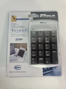 Targus Numeric Keypad with 2 USB ports for PC 19 Full Size Keys Plug And Play - Picture 1 of 3