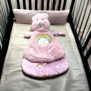 Care bear baby Kids Prefered Cheer rainbow Lovey security blanket Plush 2018 Pic - Picture 1 of 17