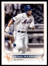 Patrick Mazeika 2022 Topps Series 1 Rookie Card RC | #166 New York Mets