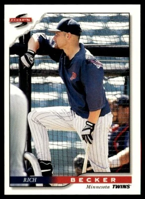 1996 Score #2 Rich Becker Minnesota Twins - Image 1 of 2
