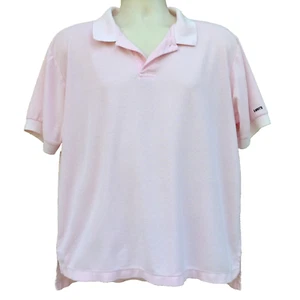 Camisa polo de golf con logotipo de Levi's para hombre XL rosa manga corta 2 botones ventilaciones laterales - Imagen 1 de 5