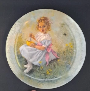 Mother Goose Sammelteller "LITTLE MISS MUFFET" von John Mc Clelland Reco 1980er - Bild 1 von 4