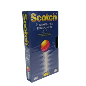 Cinta VHS Scotch T-120 EG de alto grado para VCR NUEVA EN CAJA sellada - Imagen 1 de 6
