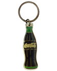 Vintage 1986 Coca-Cola Bottle Keyring Classic Coke Keychain Metal Cloisonne 