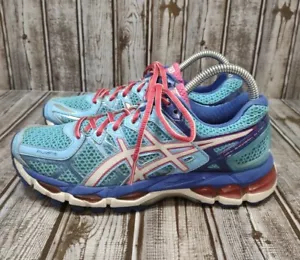 Asics Gel Kayano 21 Women's Size 7.5 Blue/Purple Running Shoes T4H7N - Picture 1 of 9
