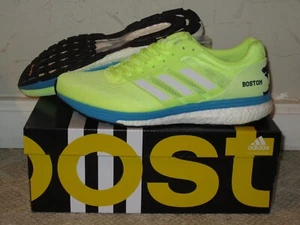 Adidas Adizero Boston Marathon 7 Amarillo Blanco Cian Talla 10 ¡NUEVO! EF7630 2019 - Imagen 1 de 10