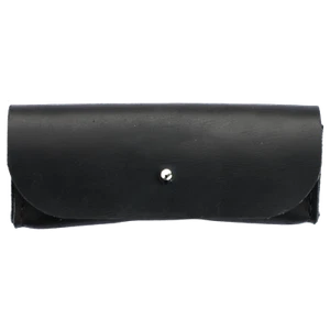 hecho. Brillenetui aus Pull-Up Leder | Handmade & Fair-Fashion „Carlo“ Asphalt - Bild 1 von 5