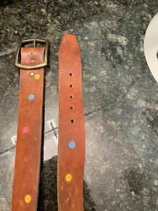 Ladies Leather Belt 34 - Picture 1 of 4