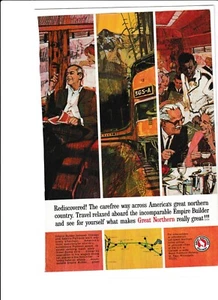 Anuncio original de la revista Great Northern Railway 1965 "Redescubierto" - Imagen 1 de 1