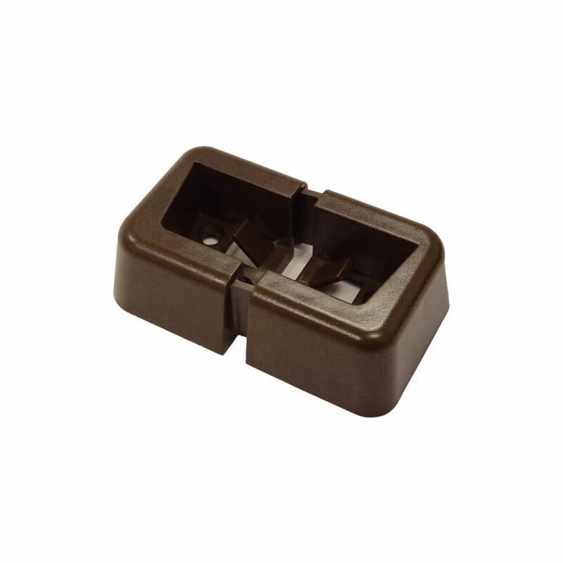 BAUER Supporto per barre trasversali in rovere-rustico, 114103; recinzione contorno recinzione giardino