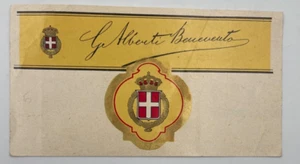 Antica etichetta G Alberti Benevento - Picture 1 of 1