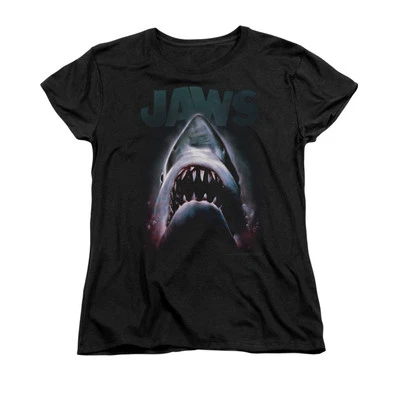 Camiseta gráfica para mujer JAWS TERROR IN THE DEEP con licencia SM-2XL Foto 1 de 2