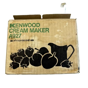 Boxed KENWOOD CHEF CREAM MAKER A927 For Use With Kenwood Chef A901 - Picture 1 of 10
