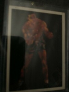 1991 Kayo KO Leroy Neiman Joe Louis Brown Bomber Painting Boxing Card #001