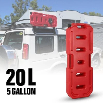 Fuel Can 5 Gallon 20L Gasoline Gas Fuel Tank Military Emergency Backup Container Foto 1 de 4