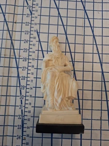 Figura Estatua de Resina de Colección Gino Ruggeri CUERNOS DE MOSÉS Italia aprox. 10" de alto - Imagen 1 de 5