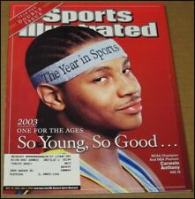 12/29/2003 1/5/2004 Sports Illustrated Carmelo Anthony Jack McKeon Marlins