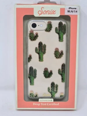 Sonix Clear Cost Case For iPhone SE / 6 / 7 / 8 - Clear Cactus - New - Image 1 of 2