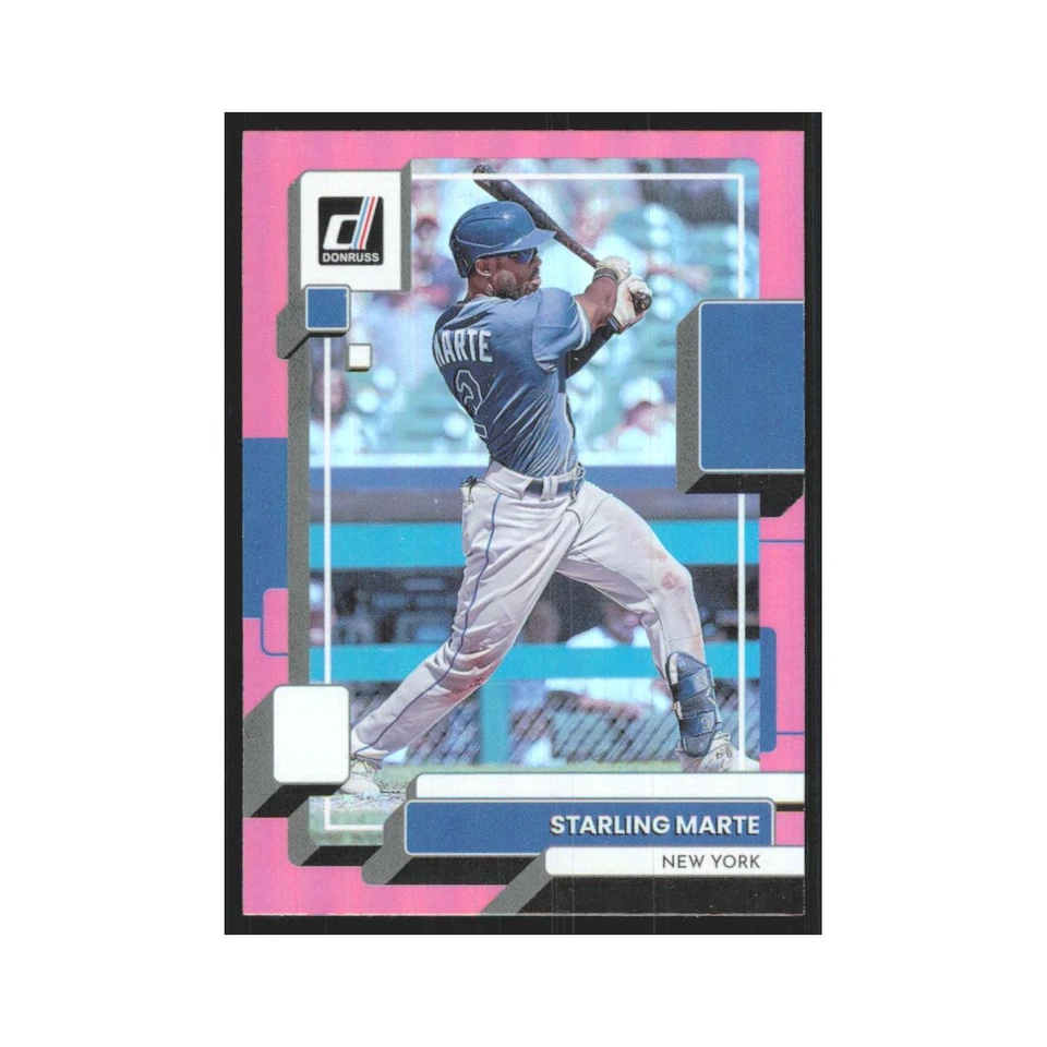 2022 Donruss Pink Starling Marte Mets #206 - Image 1 of 3