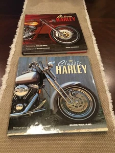 The custom Harley and The classic Harley hardcover books - Picture 1 of 3