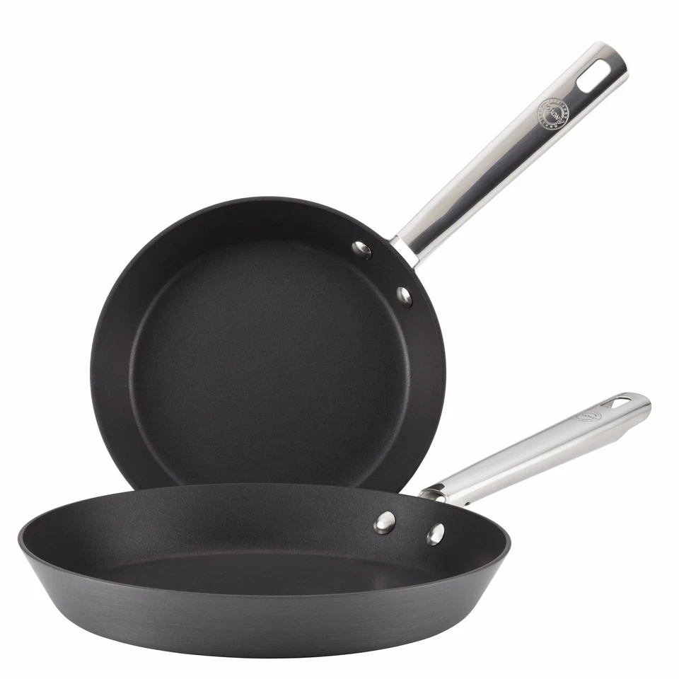 Anolon Non Stick 2 Piece Frying Pan Set Dishwasher Safe Cookware