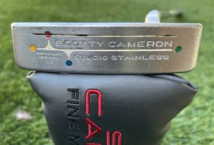 Scotty Cameron Studio Stainless Newport 1.5 w/Headcover- Original Grip - 35" - Picture 1 of 15