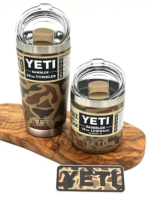 YETI Wetlands Camo Bundle | 10 oz Lowball + 20 oz Tumbler | Limited Edition - Image 1 of 4