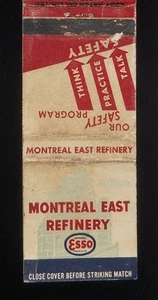 1950s Montreal East Refinery Esso Imperial Oil Limited Safety Montreal QC Canada - Picture 1 of 2