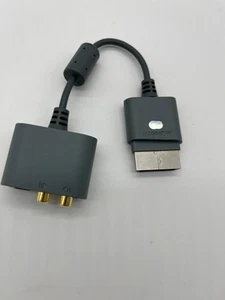 Genuine OEM Microsoft Xbox 360 Audio Adapter Cable X808221-001 Gray - Picture 1 of 2