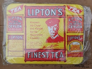 Vintage 1980er Lipton's Hot Ice Tea Dose Wand Hot Dish Pad - Bild 1 von 6
